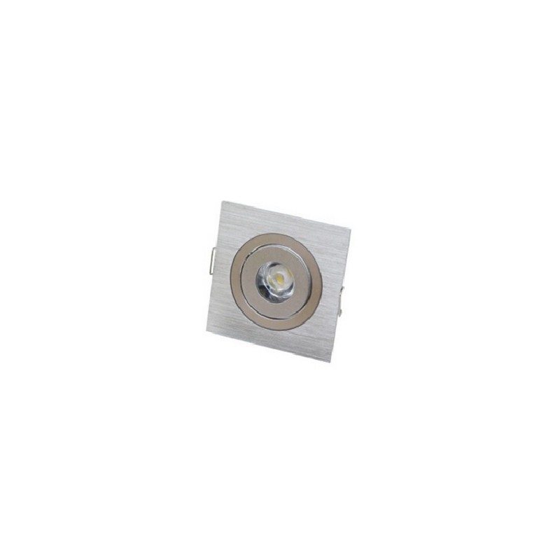 Mini spot LED encastrable carré EVA-4 3W - Eclairage intérieur