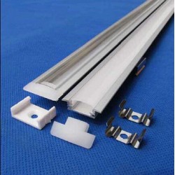 PROFILÉ PLAT aluminum - 17.5*7.57 mm à encastrer